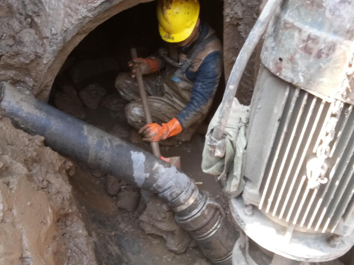 木鱼镇管道清淤