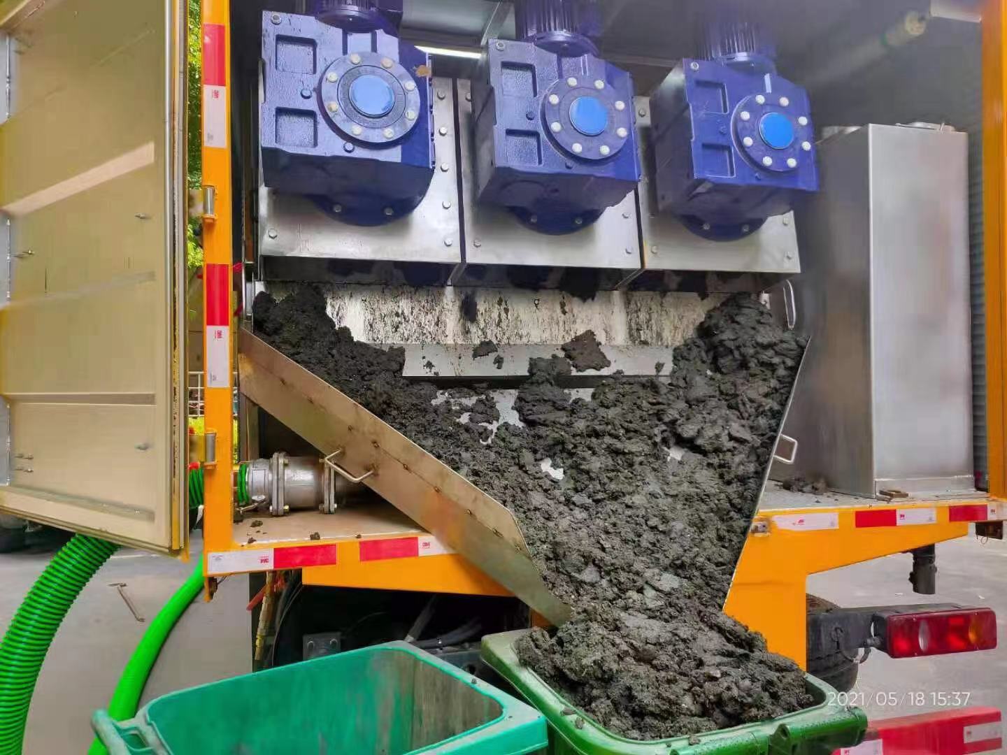 木鱼镇化粪池清掏城市维护站-泥浆净化干湿分离处理